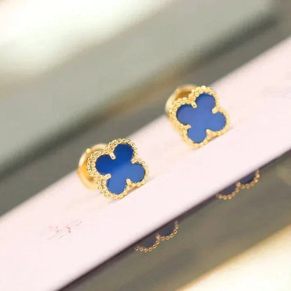 {
  "Resenly Jewelry": "Resenly Jewelry",
  "CLOVER MINI 9.5MM TURQUOISE EARRINGS": "クローバー ミニ 9.5mm ターコイズ ピアス"
}