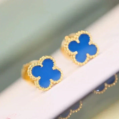 {
  "Resenly Jewelry": "Resenly Jewelry",
  "CLOVER MINI 9.5MM TURQUOISE EARRINGS": "クローバー ミニ 9.5mm ターコイズ ピアス"
}