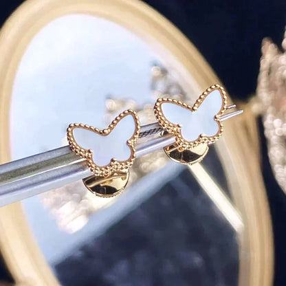 [Resenly Jewelry]SWEET BUTTERFLY MOP EARSTUDS