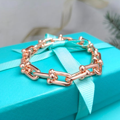[Resenly Jewelry]HARDWEAR BRACELET PINK GOLD AND SILVER