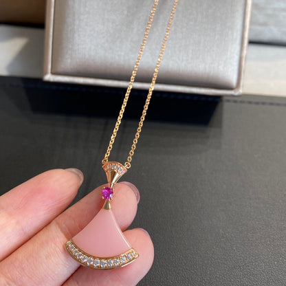 [Resenly Jewelry]DREAM NECKLACE PINK OPAL