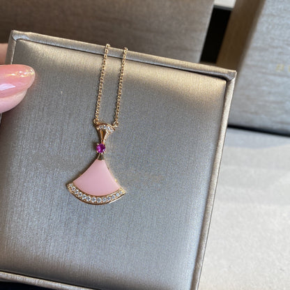 [Resenly Jewelry]DREAM NECKLACE PINK OPAL