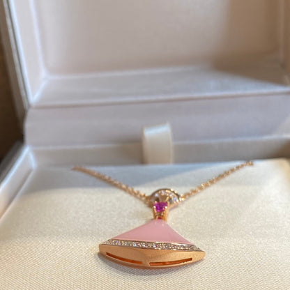 [Resenly Jewelry]DREAM NECKLACE PINK OPAL