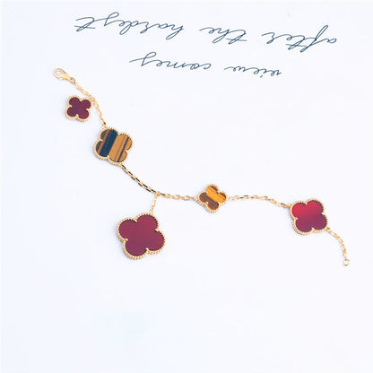 {
  "Resenly Jewelry": "Resenly Jewelry",
  "CLOVER BRACELET 5 MOTIFS CARNELIAN TIGER EYE": "クローバーブレスレット 5モチーフ カーネリアン・タイガーアイ"
}