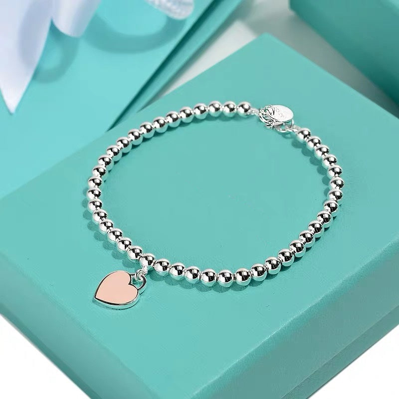 [Resenly Jewelry]MINI HEART BRACELET SILVER
