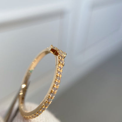 [Resenly Jewelry]T RING DIAMOND PINK GOLD