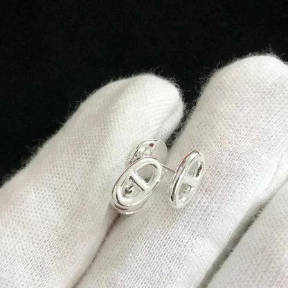 [Resenly Jewelry]CHAINE SMALL EARRINGS GOLD AND SILVER
