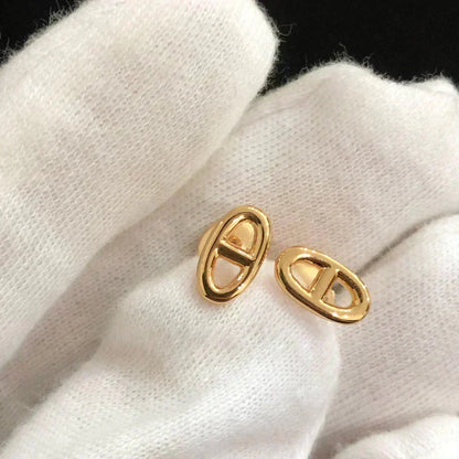 [Resenly Jewelry]CHAINE SMALL EARRINGS GOLD AND SILVER