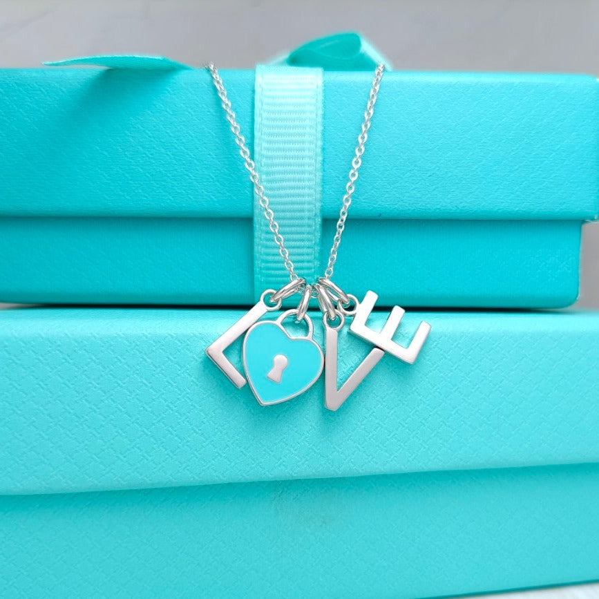 [Resenly Jewelry]LOVE TEXT PEDANT NECKLACE