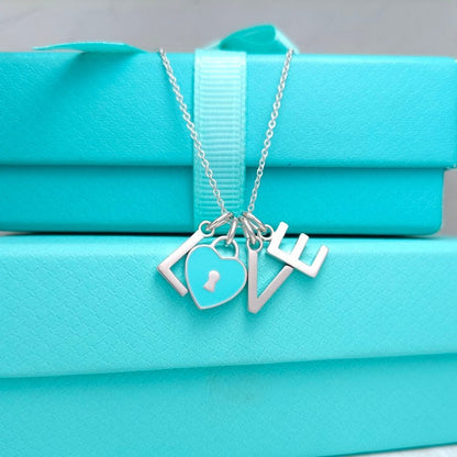 [Resenly Jewelry]LOVE TEXT PEDANT NECKLACE