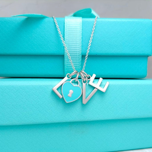 [Resenly Jewelry]LOVE TEXT PEDANT NECKLACE