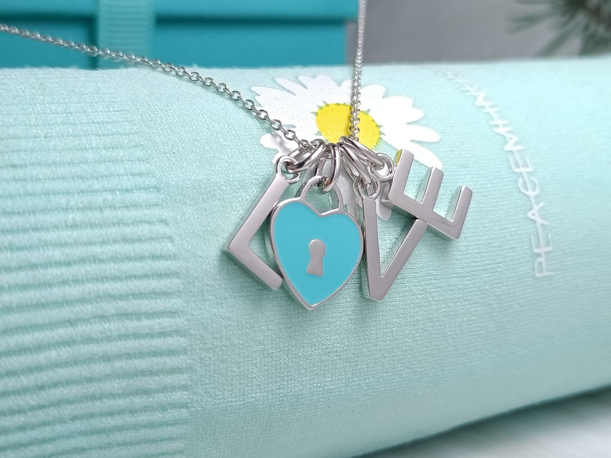 [Resenly Jewelry]LOVE TEXT PEDANT NECKLACE