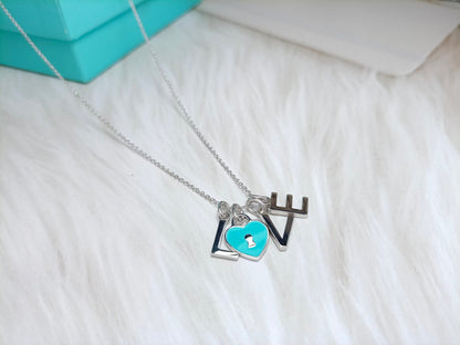 [Resenly Jewelry]LOVE TEXT PEDANT NECKLACE