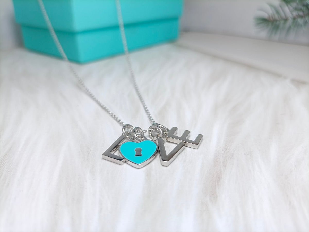 [Resenly Jewelry]LOVE TEXT PEDANT NECKLACE