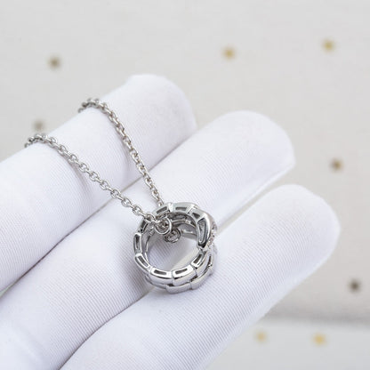 [Resenly Jewelry]SERPENTI SILVER NECKLACE DIAMOND