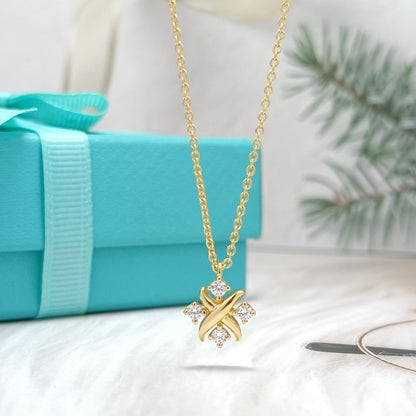 [Resenly Jewelry]PINWHEEL NECKLACE DIAMOND