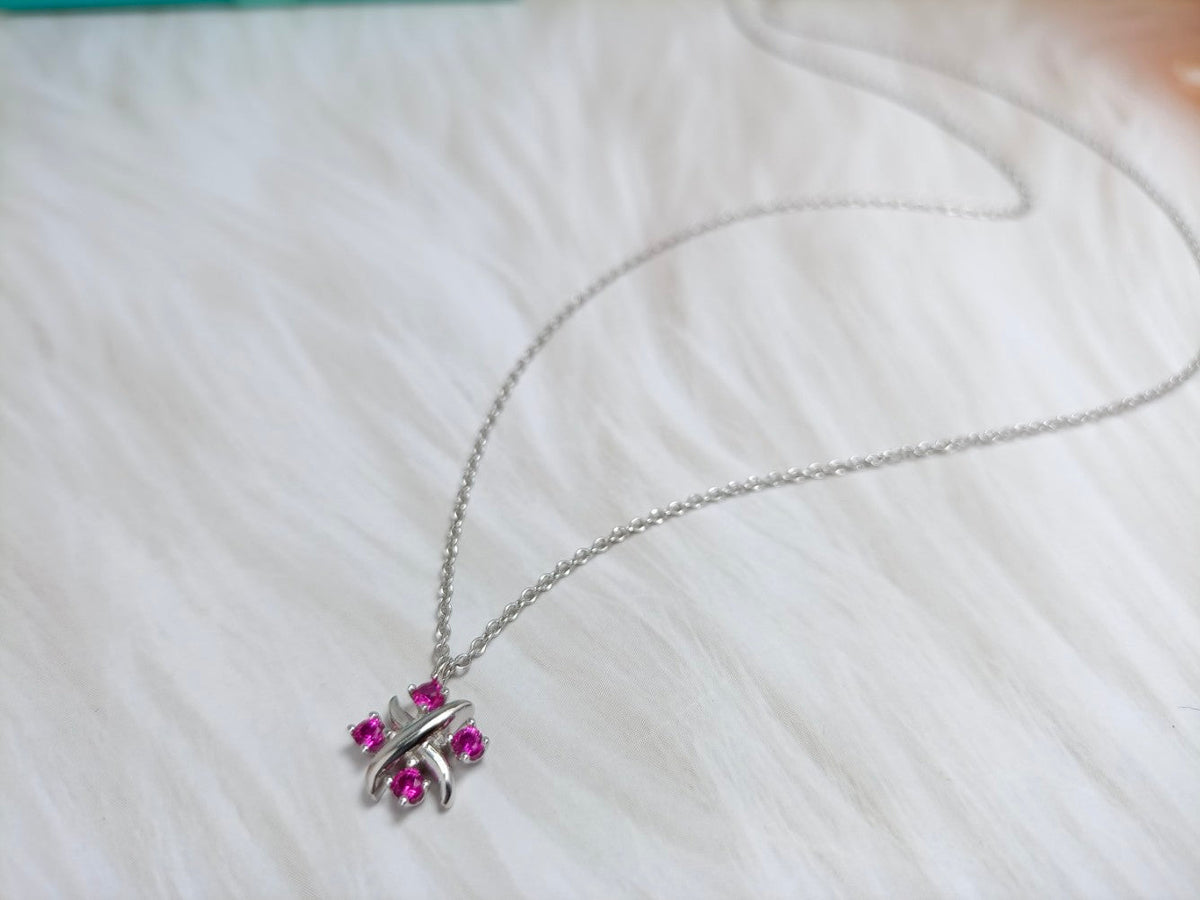 [Resenly Jewelry]PINWHEEL NECKLACE DIAMOND