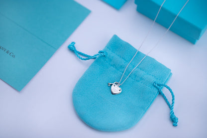 [Resenly Jewelry]キー＆ハート シルバーネックレス