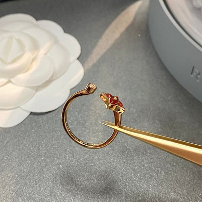 [Resenly Jewelry]STAR 1 DIAMOND OPEN RING