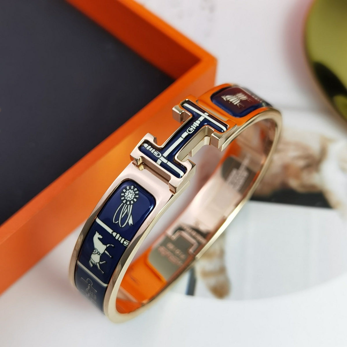 [Resenly Jewelry]H COUVERTURES DARK BLUE BRACELET