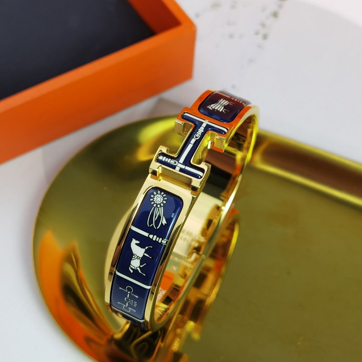 [Resenly Jewelry]H COUVERTURES DARK BLUE BRACELET