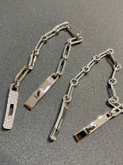 [Resenly Jewelry]CHAINE BRACELET SMALL MODEL DIAMOND