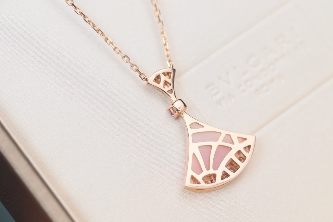 [Resenly Jewelry]DREAM NECKLACE PINK MOP DIAMOND