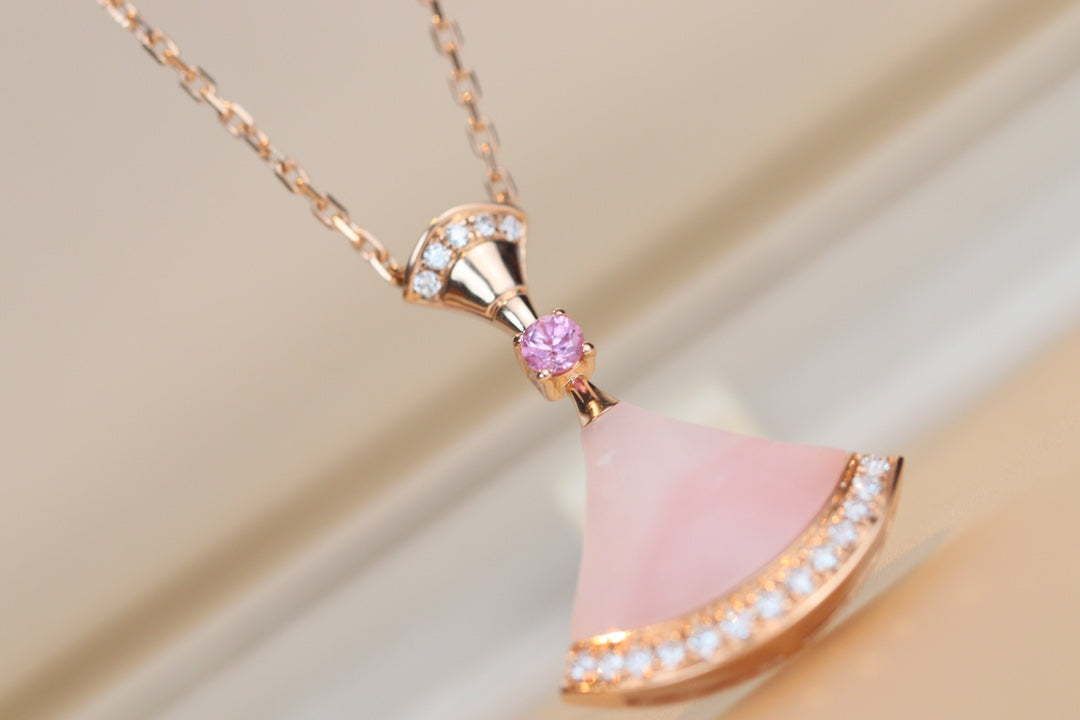 [Resenly Jewelry]DREAM NECKLACE PINK MOP DIAMOND