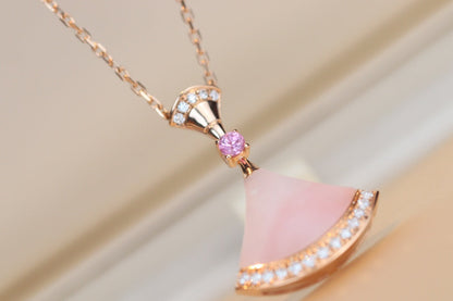 [Resenly Jewelry]DREAM NECKLACE PINK MOP DIAMOND