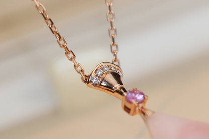 [Resenly Jewelry]DREAM NECKLACE PINK MOP DIAMOND
