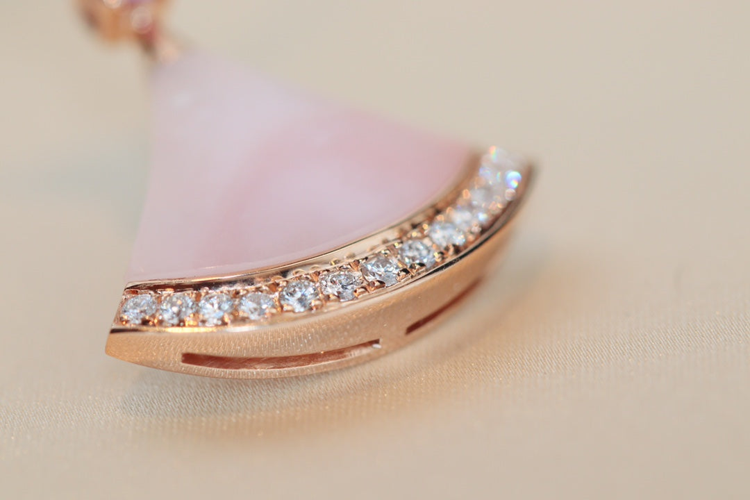 [Resenly Jewelry]DREAM NECKLACE PINK MOP DIAMOND