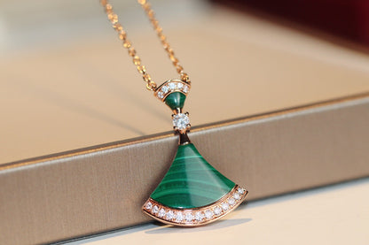 [Resenly Jewelry]DREAM NECKLACE MALACHITE DIAMOND