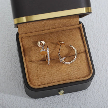 [Resenly Jewelry]JUSTE FULL DIAMOND SMALL EARRINGS