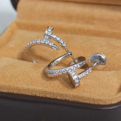 [Resenly Jewelry]JUSTE FULL DIAMOND SMALL EARRINGS