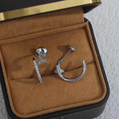 [Resenly Jewelry]JUSTE FULL DIAMOND SMALL EARRINGS