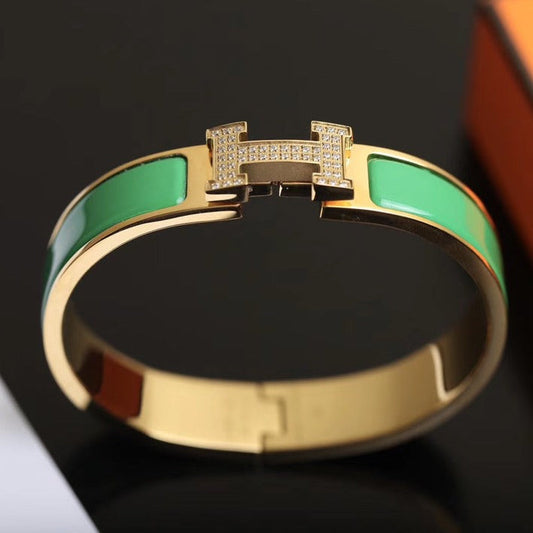 [Resenly Jewelry]H BRACELET GOLD DIAMOND