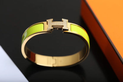 [Resenly Jewelry]Hブレスレット ゴールド ダイヤモンド