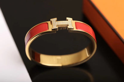 [Resenly Jewelry]Hブレスレット ゴールド ダイヤモンド