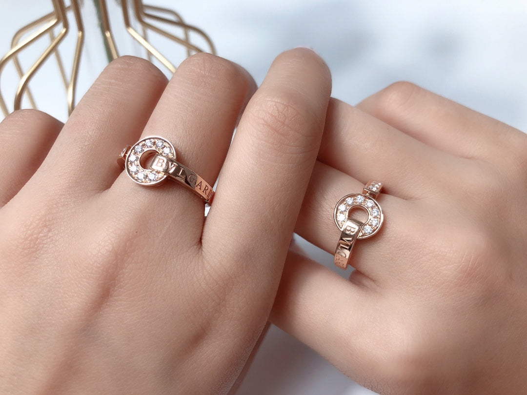 [Resenly Jewelry]DREAM RING DIAMOND PINK GOLD