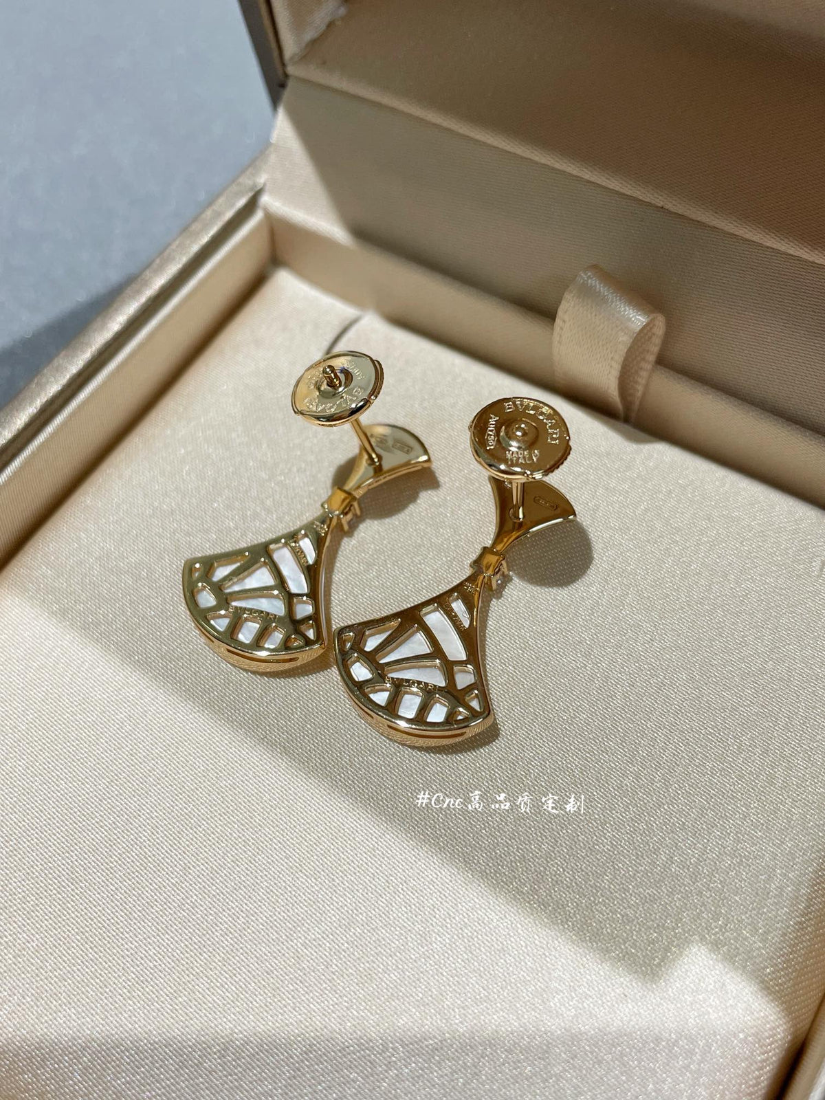 [Resenly Jewelry]DREAM MOP 1 DIAMOND EARRINGS