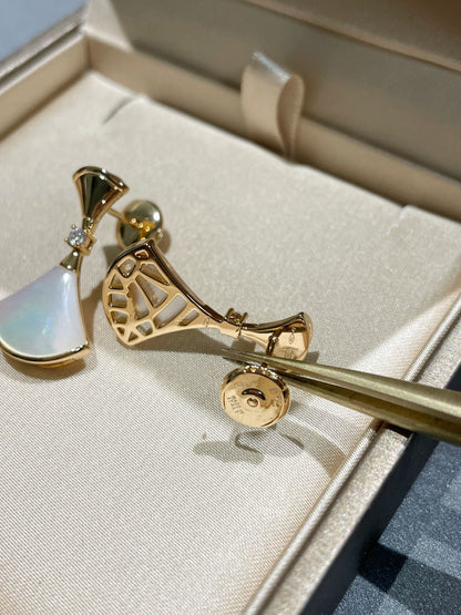 [Resenly Jewelry]DREAM MOP 1 DIAMOND EARRINGS