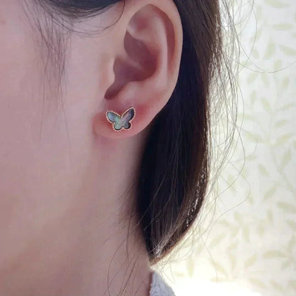 [Resenly Jewelry]BUTTERFLY DARK MOP  EARRINGS