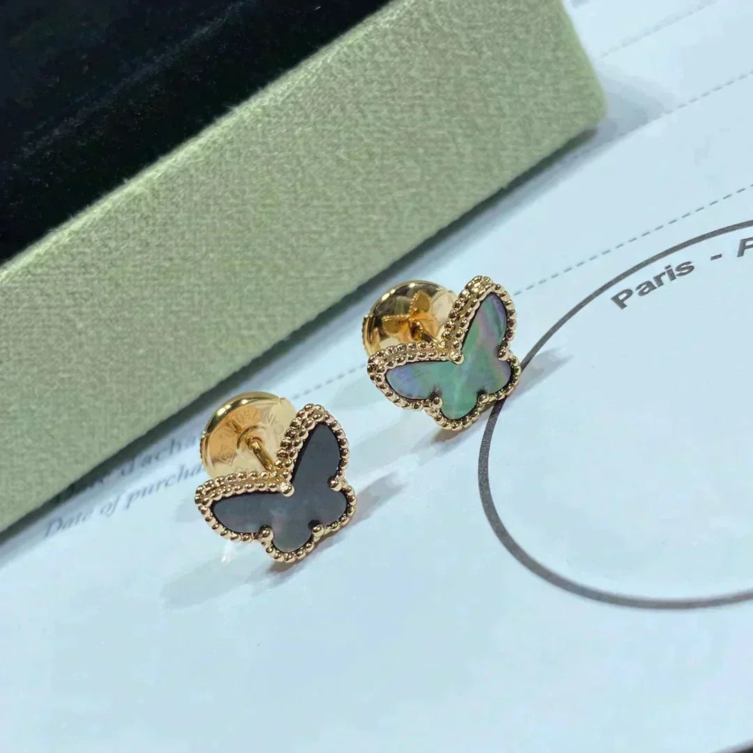 [Resenly Jewelry]BUTTERFLY DARK MOP  EARRINGS