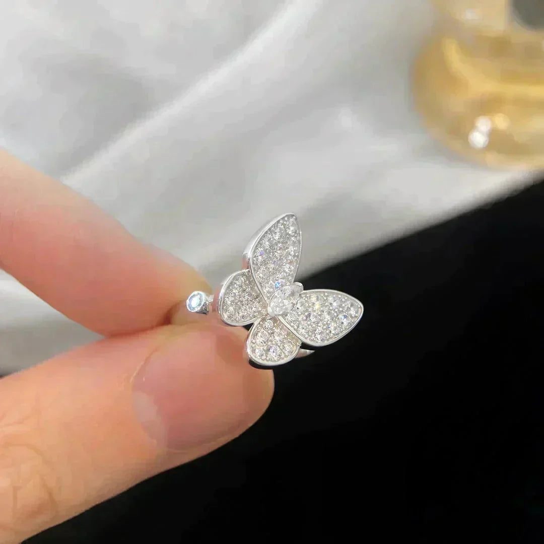 [Resenly Jewelry]バタフライ ダイヤモンドリング