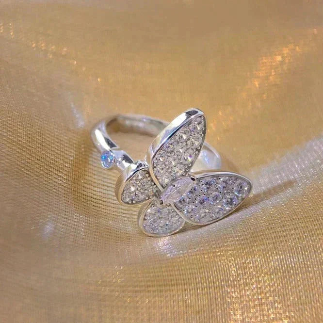 [Resenly Jewelry]バタフライ ダイヤモンドリング