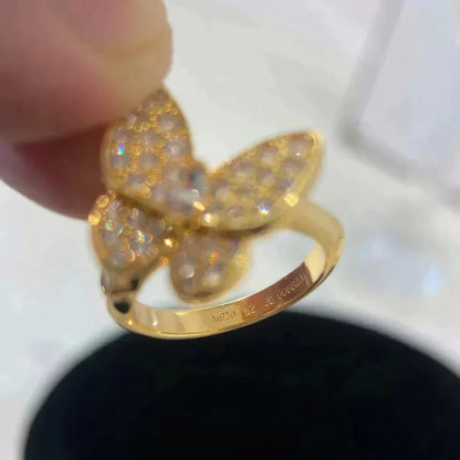 [Resenly Jewelry]バタフライ ダイヤモンドリング