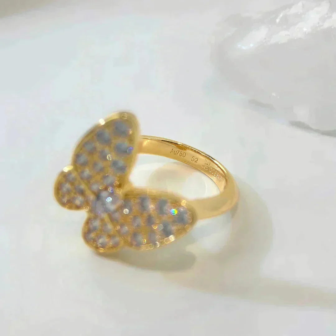 [Resenly Jewelry]バタフライ ダイヤモンドリング
