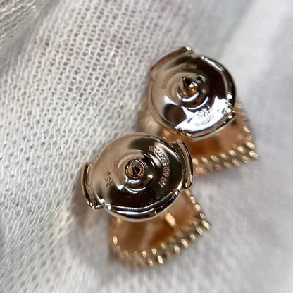 [Resenly Jewelry]HEART CARNELIAN STUD EARRINGS
