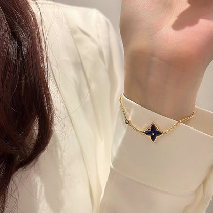 [Resenly Jewelry]カラースター ピンクゴールド ダイヤモンドブレスレット