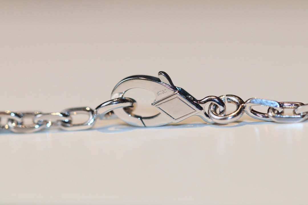 [Resenly Jewelry]クローバー 20モチーフ オニキス ダイヤモンド シルバー